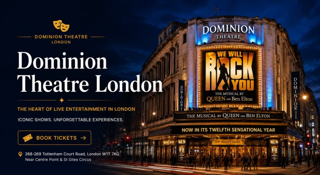 Live West End theatre performance on stage in central London
