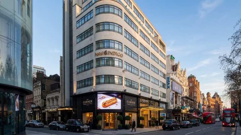 Exterior view of Hotel Indigo London 1 Leicester Square in the Theatre District