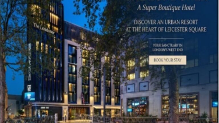 Exterior view of The Londoner Hotel in Leicester Square London West End