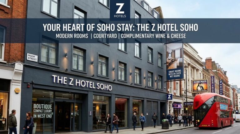 Exterior view of The Z Hotel Soho in central London West End