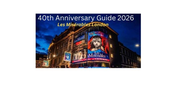 Les Miserables London 40th Anniversary Guide 2026 Banner ShowsAndStay