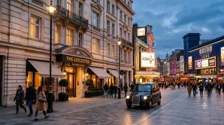 Luxury boutique hotels near Leicester Square and West End theatres London
