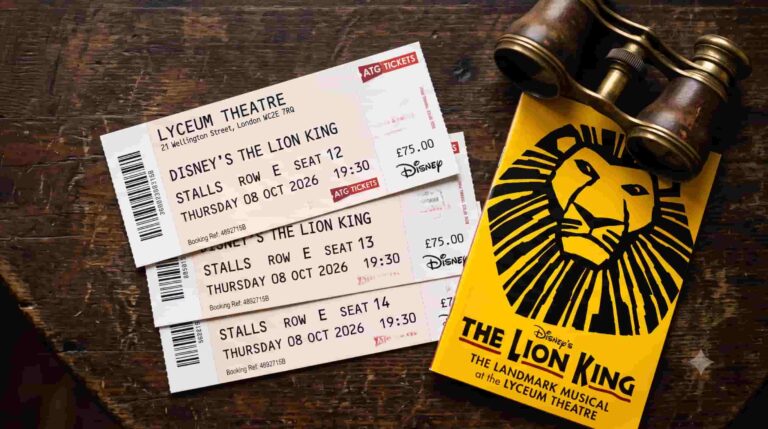 tickets for Disney's The Lion King